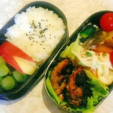 3ダウン弁当～鶏肉のゴマ焼＆茗荷の塩昆布和え～